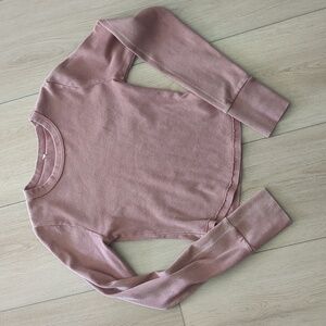 Free People Ribbed Baby Long Sleeve
